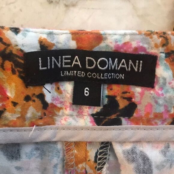 Line-a Domani Floral Print Skinny Ankle Pants - Picture 11 of 11